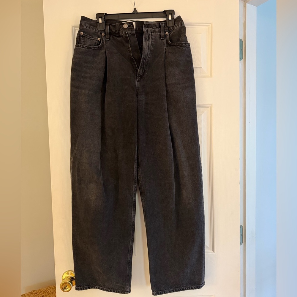 Agolde pleated jeans